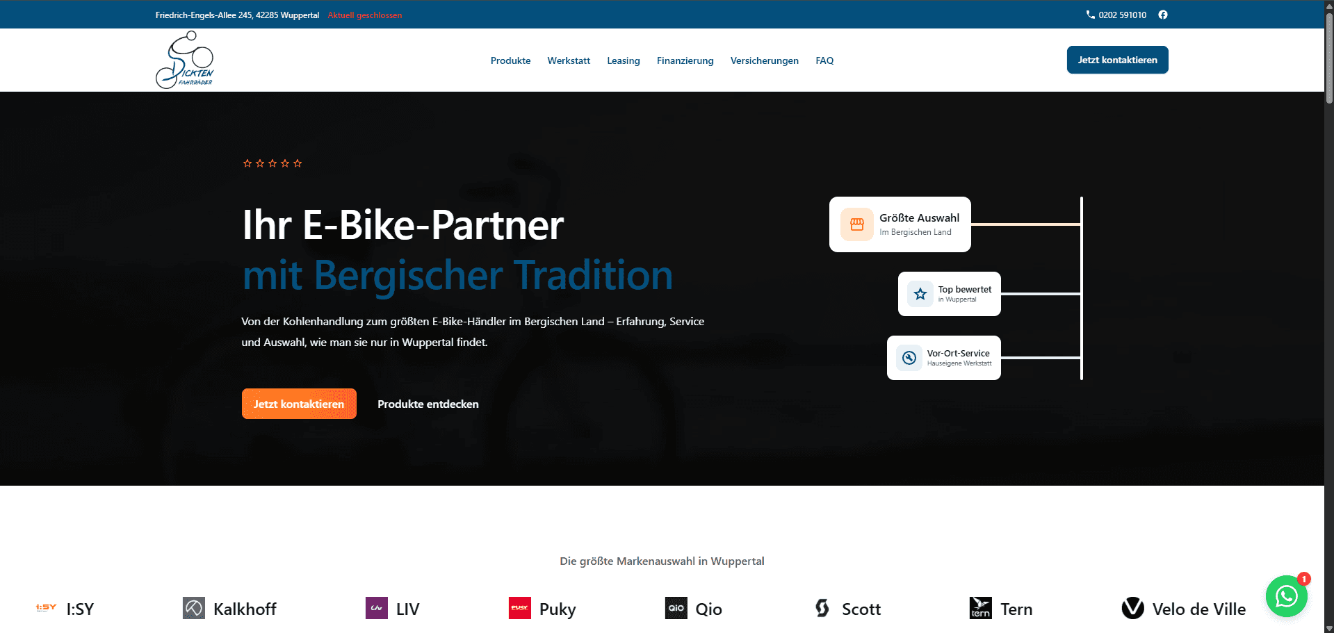 Dickten Fahrräder - Neue Website